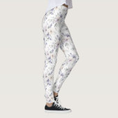 Pretty Purple Flowers   Leggings (Rechts)