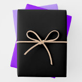 Pretty Purple, Pale Purple & Black Complementary Geschenkpapier Set