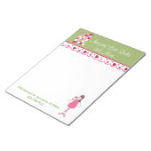Pretty Quilting Business Large Note Pad Notizblock (angewinkelt)