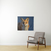 Pretty Red Fox  Wandteppich (Beispiel (Horizontal))