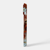 Pretty Red Haired Fairy with Dragon iPhone 15 Hülle (Linke Seite)