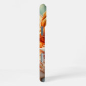 Pretty Red Haired Fairy with Dragon Monogrammed iPhone Hülle (Rechte Seite)