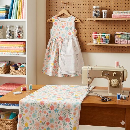 Pretty Spring Floral Craft  Stoff