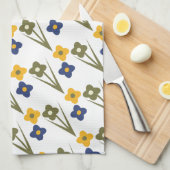 Pretty Spring Floral  Geschirrtuch (Viertel Falte)