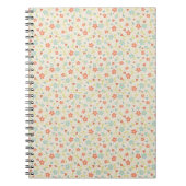 Pretty Spring Floral Pattern Notizblock (Vorderseite)