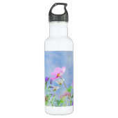 Pretty Spring Wild Flowers Edelstahlflasche (Vorderseite)