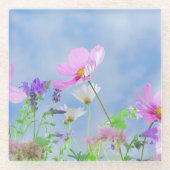 Pretty Spring Wild Flowers Glasuntersetzer (Vorderseite)