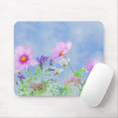 Pretty Spring Wild Flowers Mousepad (Mit Mouse)