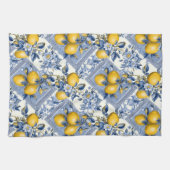 Pretty Talavera Tile All-Over Print Lemons Geschirrtuch (Horizontal)