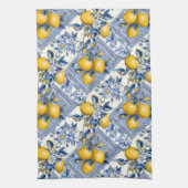 Pretty Talavera Tile All-Over Print Lemons Geschirrtuch (Vertikal)