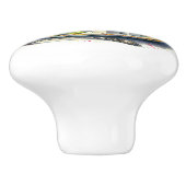 Pretty teacup of Tea with Lemon  Keramikknauf (Seitenansicht)