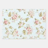 Pretty vining roses floral garden geschenkpapier set (Vorderseite 3)