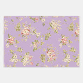 Pretty vining roses floral garden geschenkpapier set (Vorderseite 2)
