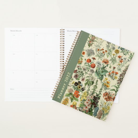 Pretty Vintage Botanical Flowers Diary 2022 Dated Planer (Anzeige)