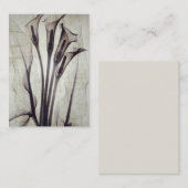 Pretty Vintage X-Ray Flowers Mitteilungskarte (Vorne/Hinten)