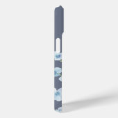 Pretty Watercolor Blue Floral  Case-Mate iPhone Hülle (Rückseite / Rechts)