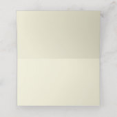 Pretty white apple blossom table name place card platzkarte (Innenseite Aufgefaltet)