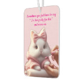 Pretty White Bunny Autolufterfrischer (Links)