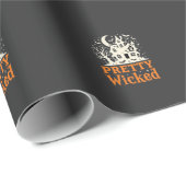 Pretty Wicked Halloween Haunted House_1 Geschenkpapier (Rolleneckpunkt)