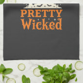 Pretty Wicked Halloween Haunted House_1 Geschirrtuch (Gefaltet)