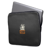Pretty Wicked Halloween Haunted House_1 Laptopschutzhülle (Vorderseite Links)