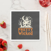 Pretty Wicked Halloween Haunted House_1 Serviette (Beispiel)