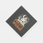 Pretty Wicked Halloween Haunted House_1 Serviette (Ecke)