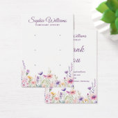 Pretty Wildflower Three Pairs Earring Display Card (Schreibtisch)