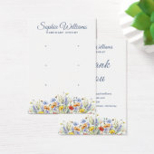 Pretty Wildflower Three Pairs Earring Display Card (Schreibtisch)