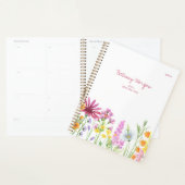 Pretty Wildflowers and Editable Quote Personalized Planer (Anzeige)