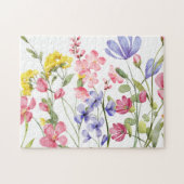 Pretty Wildflowers Jigsaw Puzzle (Horizontal)