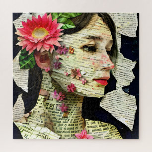 Pretty Woman Art Collage Puzzle
