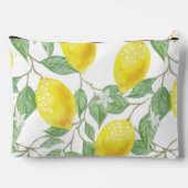 Pretty Yellow Lemons Zubehörtasche (Rückseite)