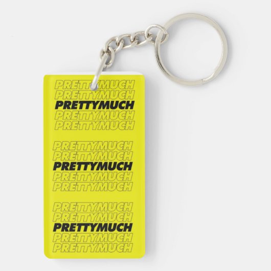 PRETTYMUCH Schlüsselanhänger (Rückseite)