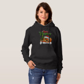 Pretzel Food Xmas Decorations Santa Pretzel Chri Hoodie (Vorne ganz)