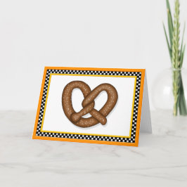 Pretzel-Grußkarte Karte