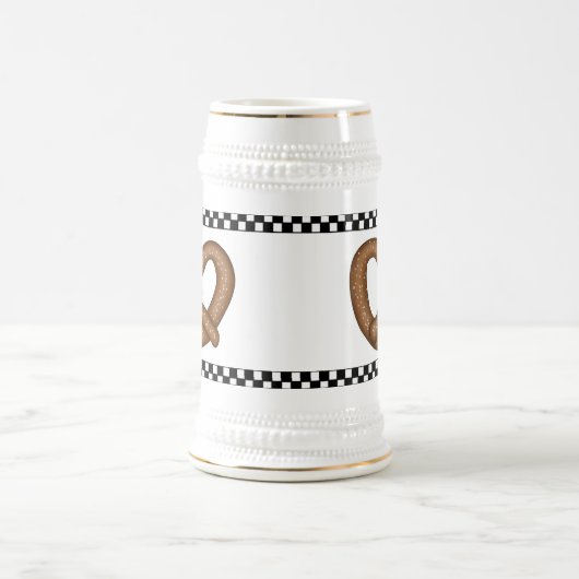 Pretzel Keramik Stein Bierglas (Mittel)