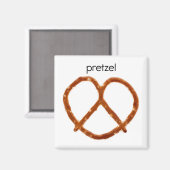Pretzel Kühlschrank Magnet (Vorderseite/Rückseite)