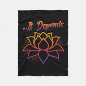 Pretzel Lady Costume For Halloween On October Chri Fleecedecke (Vorderseite)