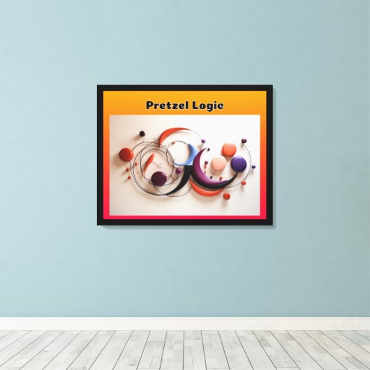 Pretzel Logic Leinwanddruck (Insitu (Holzboden))