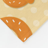 Pretzel Muster | Spaß und leckeres Snack-Design Fleecedecke (Ecke)