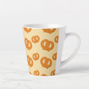 Pretzel Muster   Spaß und leckeres Snack-Design Milchtasse