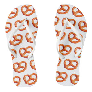 Pretzel-Spaß für Pete Badesandalen
