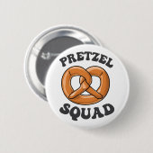Pretzel Squad Funny Oktoberfest Pretzel Lover Germ Button (Vorne & Hinten)