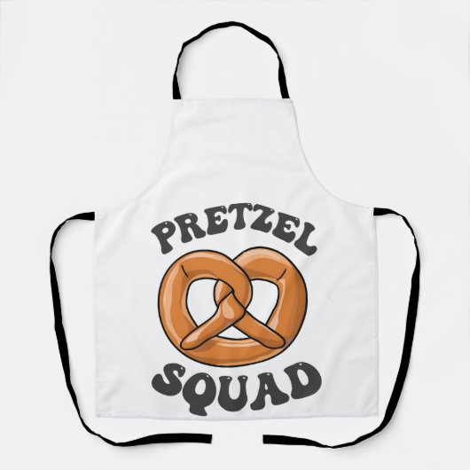 Pretzel Squad Funny Oktoberfest Pretzel Lover Germ Schürze (Vorderseite)