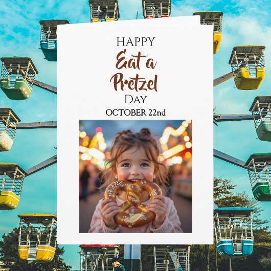 Pretzel-Tag | 22. Oktober Karte