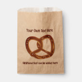 Pretzel - Weich-Brot-Knoten - 2 Zeilen benutzerdef Geschenktütchen (Vorderseite)
