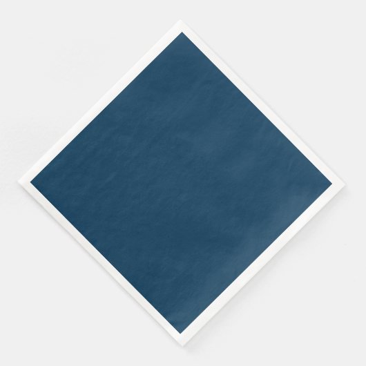 Preussan Blue Solid Serviette (Ecke)