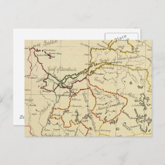 Preußen 3 postkarte (Vorne/Hinten)