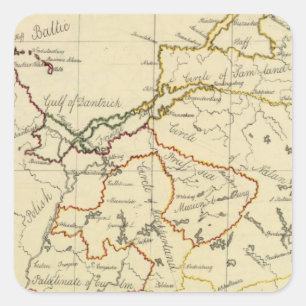 Preußen 3 quadratischer aufkleber